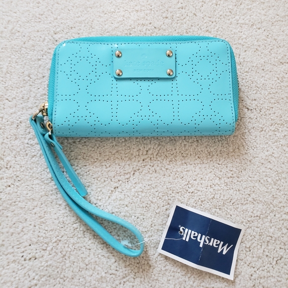 NWT Kate Spade Jazzy Metro Spade Zip Wallet Wristlet - Picture 9 of 12